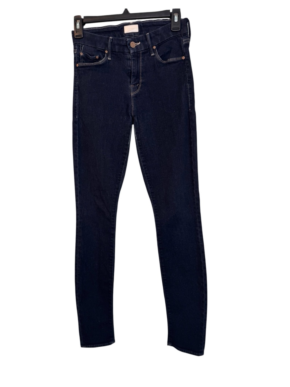 MOTHER The Looker High-Rise Skinny Jeans Dark Wash Size 25